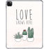 Love Grows Here iPad Pro 11in (2024) Clear Case